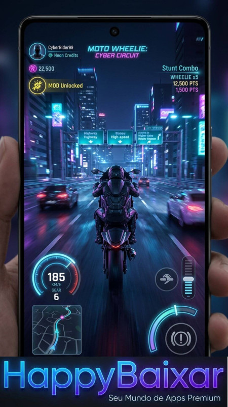 Moto Wheelie 3D screenshot