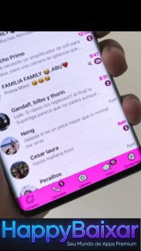 GBWhatsApp Rosa screenshot