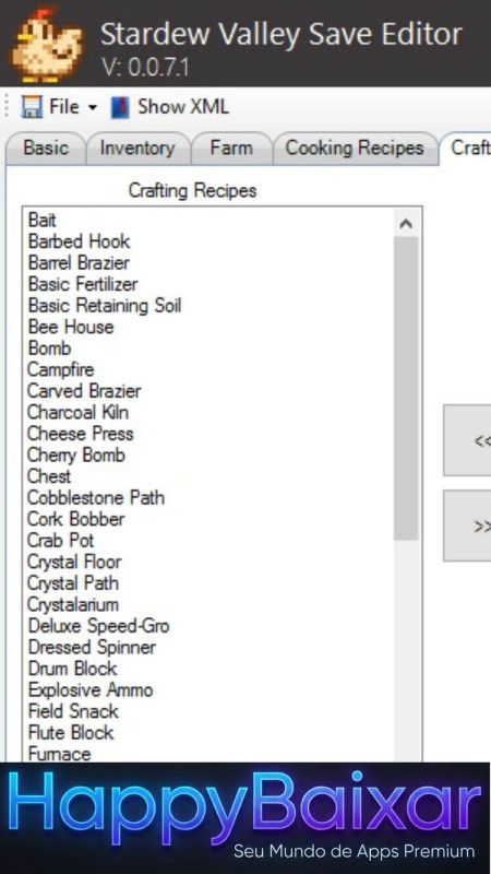 Save Editor for Stardew Valley screenshot