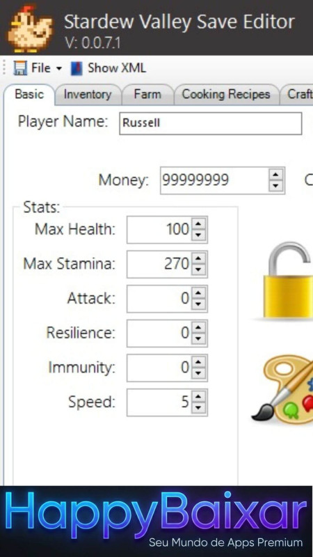 Save Editor for Stardew Valley screenshot