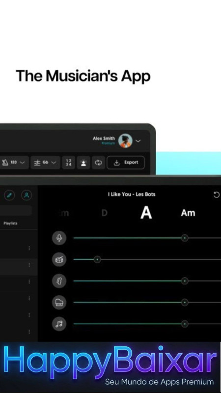 Moises The Musician AI App screenshot