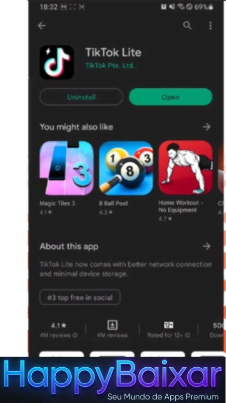 TikTok Lite screenshot
