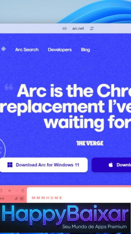 ARC Browser screenshot